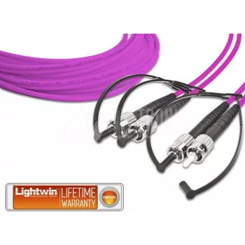 Lightwin LDP-50 ST-ST 3.0 OM4 šviesolaidinis kabelis 3 m violetinis (LDP-50 ST-ST 3.0 OM4)