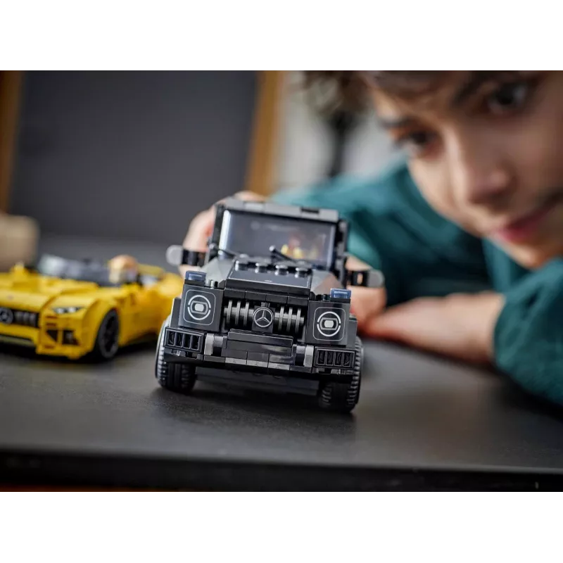LEGO Speed Champions Mercedes-AMG G 63 ir Mercedes-AMG SL 63 76924, įvairiaspalvis
