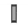 Stovo spinta LANBERG FF01-6842-23BL 42U laisvai pastatoma, 2127,5×600×800 mm, IP20, rakinamas užraktas, ratukai