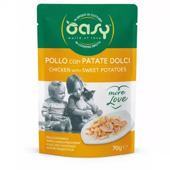 Oasy More Love Vištiena su saldžiomis bulvėmis 70 g