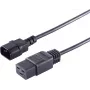 Maitinimo laidas S/CONN 60017 Juodas 1,8 m IEC C14 IEC C19