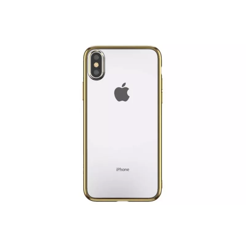 Minkštas dėklas Devia iPhone XS/X (5,8 colio) TPU, auksinis