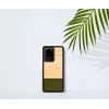 Dėklas Samsung Galaxy S20 Ultra bambukas juodas — apsauginis užpakalinis dėklas su natūralaus bambuko intarsija