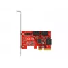 SATA PCI Express x4 kortelė DeLOCK 6 prievadų Low Profile