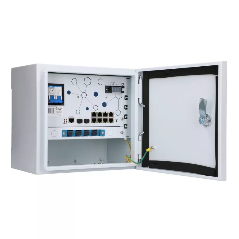 Valdomas jungiklis Extralink Minos 8x RJ45 1000Mbps PoE 200W L2