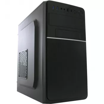 LC Power 2015MB – korpusas Micro ATX – be maitinimo šaltinio – juodas – USB / garsas (LC-2015MB-ON)