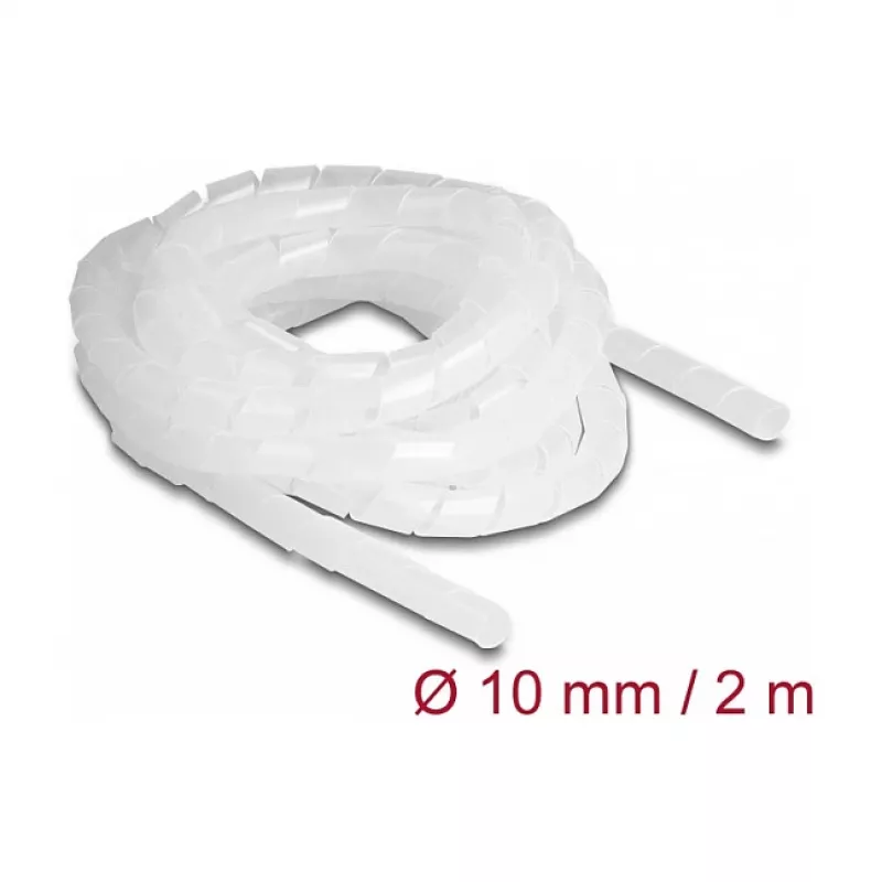 DeLOCK spiralinė žarna lanksti 2 m x 10 mm permatoma