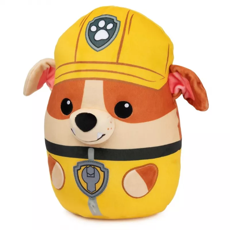 PAW Patrol Rubble Squish Plush minkštas žaislas, 30 cm