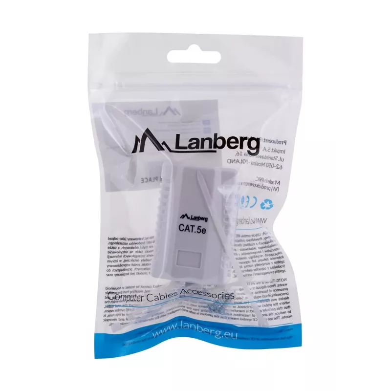 Lanberg OU5-0001-W lizdinė dėžutė RJ-45 balta