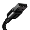 Baseus CALWJ-A01 Lightning laidas 2m Juodas 2.4A
