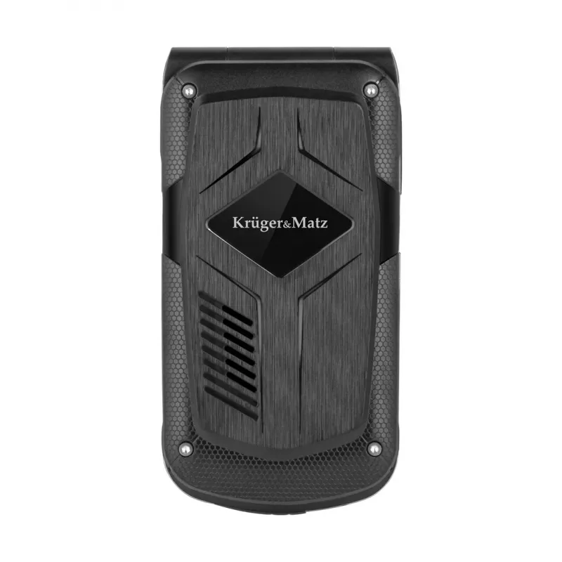 Sulankstomas telefonas Kruger & Matz Iron 5 Flip KM0466 — Dual SIM, 2,4 colio ekranas, IP68/IP69K, 1200 mAh