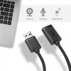 USB laidas UNITEK Y-C447GBK 0,5 m USB 2.0 Juodas