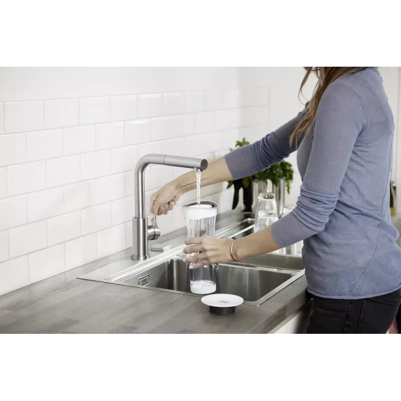 Vandens filtro ąsotis Brita Fill&Serve Mind balta ir grafito spalvos LL CU CE