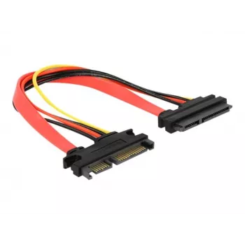 SATA ilginimo kabelis DeLOCK 84362 0,2 m raudonas