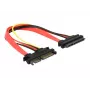 SATA ilginimo kabelis DeLOCK 84362 0,2 m raudonas