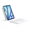 Inateck klaviatūros dėklas iPad 11 ir iPad Air 4-6 kartoms, QWERTZ išdėstymas, baltas