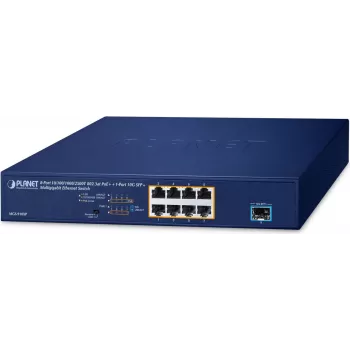 Nevaldomas jungiklis PLANET MGS-910XP 2,5G Ethernet 8 prievadai PoE