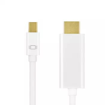 Mini DisplayPort į HDMI laidas, 4K, 3 m, baltas