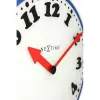 NeXtime klok 8151 Boy sieninis laikrodis, Ø43 cm, baltas/mėlynas/juodas/raudonas