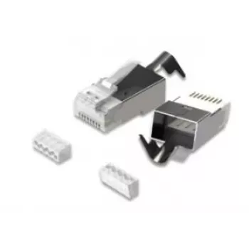 MicroConnect CON81FTP modulinė RJ45 jungtis Cat8.1 FTP, 50 vnt.