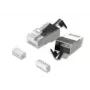 MicroConnect CON81FTP modulinė RJ45 jungtis Cat8.1 FTP, 50 vnt.