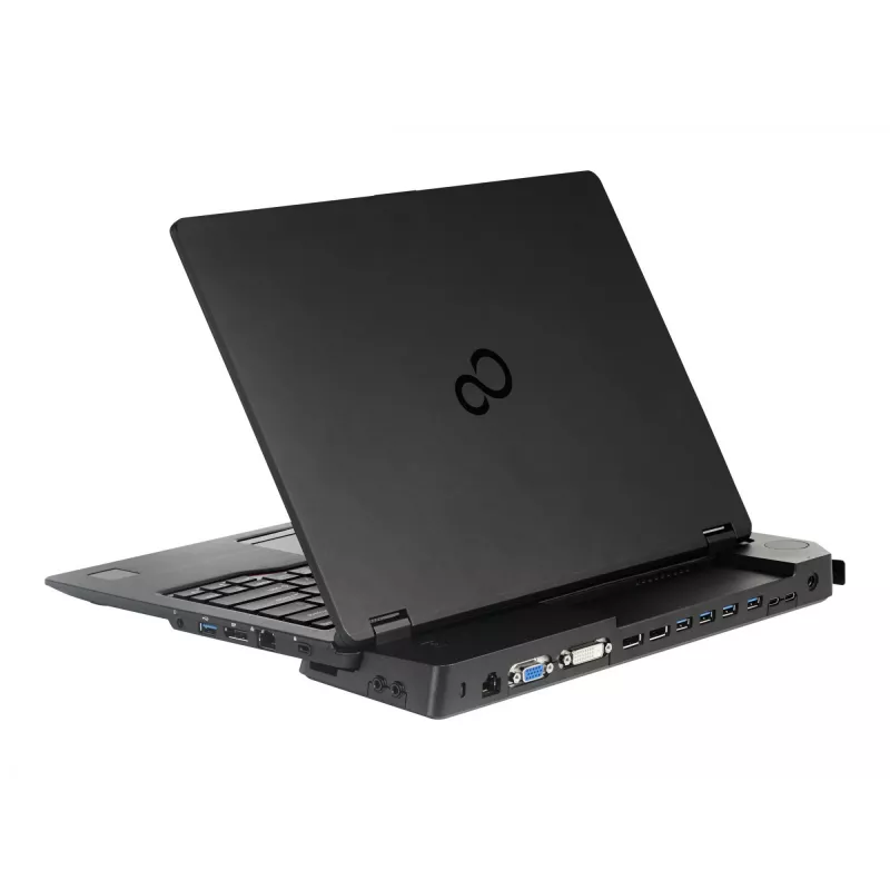 Fujitsu S26391-F1607-L109 dokų stotelė nešiojamam kompiuteriui, juoda