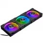 Phanteks D30 PH-F120D30_DRGB_PWM_BK01_3P 120 mm PWM D-RGB korpuso ventiliatorių rinkinys, Regular Airflow, 3 vnt., juodas