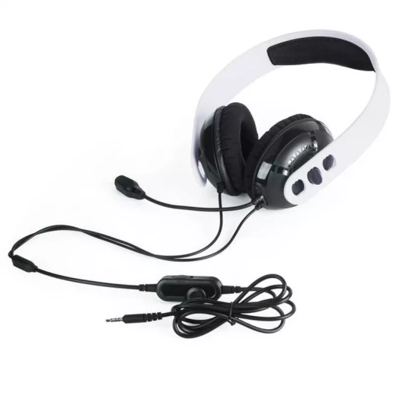 Ausinės Raptor H200 White 3.5 mm lizdu, skirtos PlayStation 5