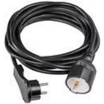 Prailginimo laidas AS Schwabe 50522 PVC 5 m, 230 V, su apsauginiu kontaktu