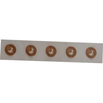 RFID NFC apsaugos žymos SCOT NTAG213 18 mm skaidrios, pakuotėje 10 vnt.