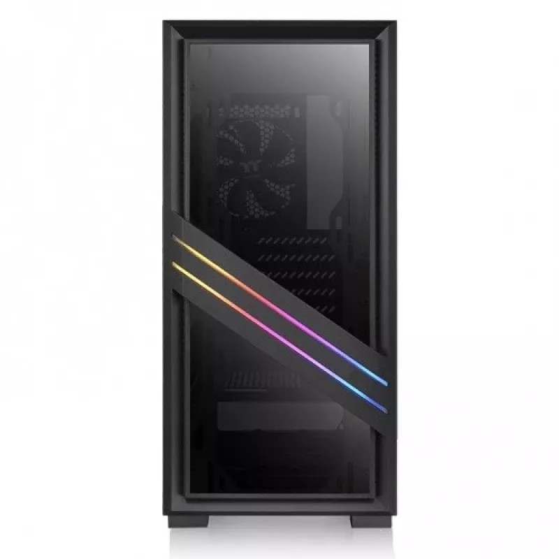 PC korpusas Thermaltake Versa T35 TG RGB Midi Tower juodas