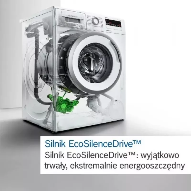 Skalbimo mašina Bosch WGE02201PL – 8 kg, 1200 aps./min., 55 l būgnas, LED ekranas, inverteris