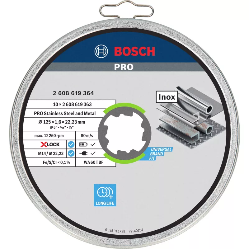 Grąžtas Bosch 2608619364 — 4 mm skersmens, tiesiu kotu