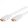Goobay HDMI kabelis 5 m, A tipo kištukas – kištukas, 18 Gbit/s, baltas