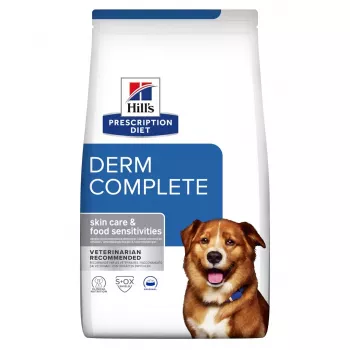 HILL'S Prescription Diet Derm Complete Canine - sausas šunų maistas - 12 kg