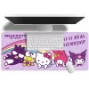 Pelės kilimėlis vaikams Kids Euroswan 80×30 cm Hello Kitty, didelis staltiesinis kilimėlis pelei ir klaviatūrai