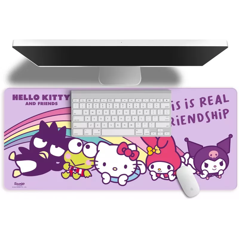 Pelės kilimėlis vaikams Kids Euroswan 80×30 cm Hello Kitty, didelis staltiesinis kilimėlis pelei ir klaviatūrai