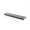 Paskirstymo panelė LANBERG PPS5-0024-B 24 prievadų CAT5e, metalinė, 0,5U, 445×99×22,3 mm, juoda