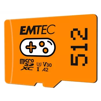 MicroSDXC kortelė Emtec Gaming 512 GB