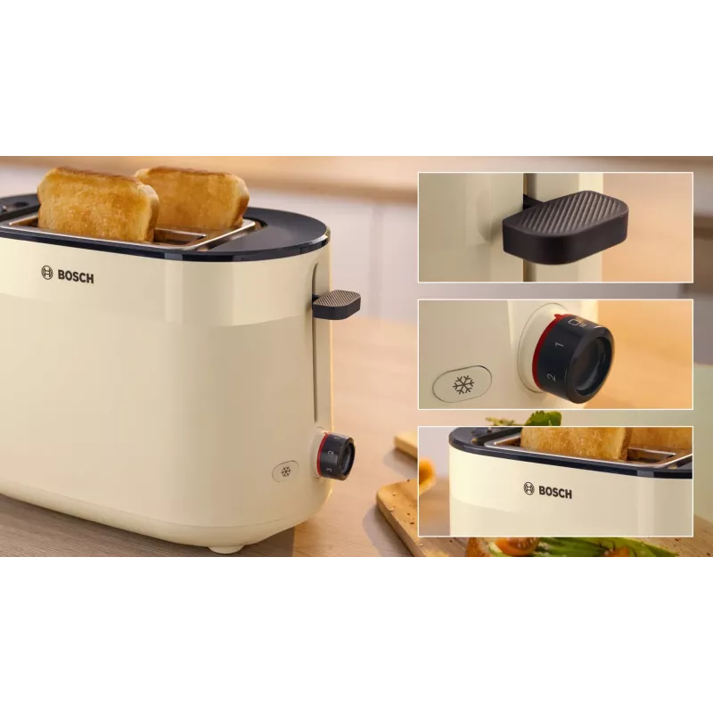 Bosch TAT2M127 MyMoment skrudintuvas | 950 W | 2 lizdai | plastikinis korpusas | smėlio spalvos