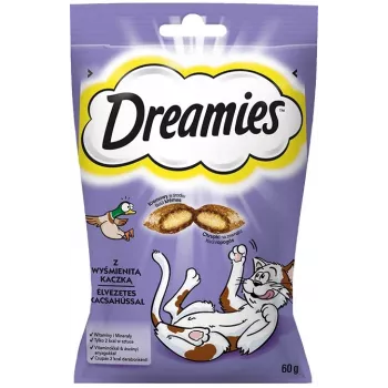 Dreamies skanėstai katėms Anties užkandžiai 60 g