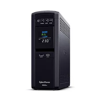 Nepertraukiamo maitinimo šaltinis CyberPower CP1600EIPFCLCD, linijinis interaktyvus, 1.6 kVA / 1000 W, 6 išėjimų