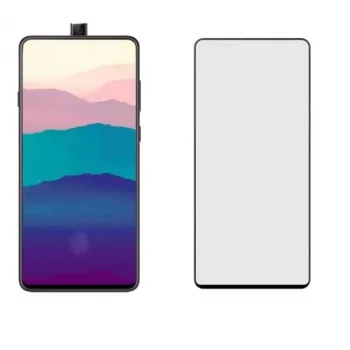 Grūdinto stiklo apsauginis stikliukas Tellur Samsung Galaxy A90 2.5D pilnas klijavimas juodas