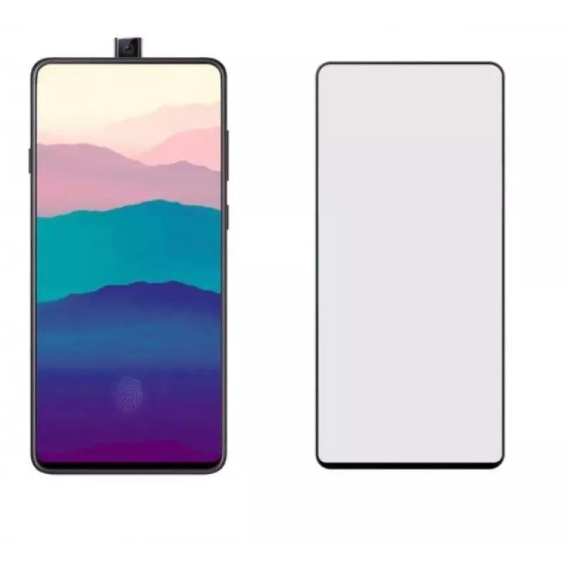 Grūdinto stiklo apsauginis stikliukas Tellur Samsung Galaxy A90 2.5D pilnas klijavimas juodas