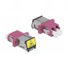 Optinis skaidulų jungtuvas DeLOCK 86901 LC Duplex moteriškas į LC Duplex moterišką daugiamodis violetinis
