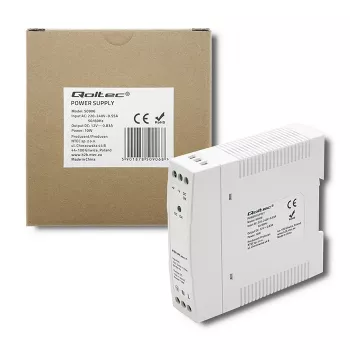 DIN bėgio maitinimo šaltinis 10W, 12V, 0.83A, plonas