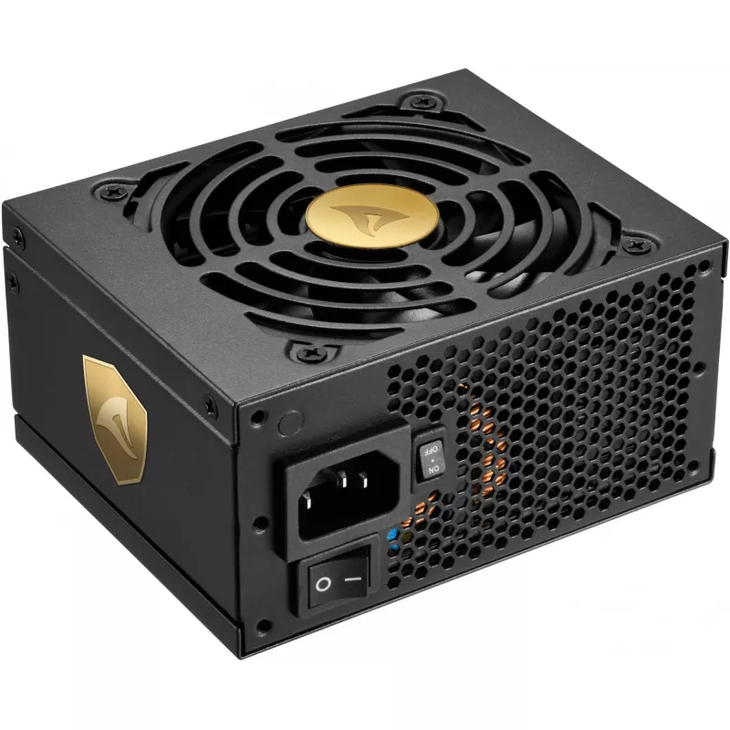 Sharkoon Rebel P20 SFX 1000W maitinimo blokas (juodas, 1x 12 kontaktų High Power jungtis, 2x PCIe, kabelių valdymas, 1000 vatų)