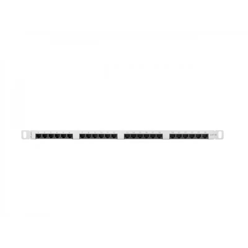 Patch Panel Lanberg PPU5-0024-S 24 prievadų, 0.5U, 19 inch