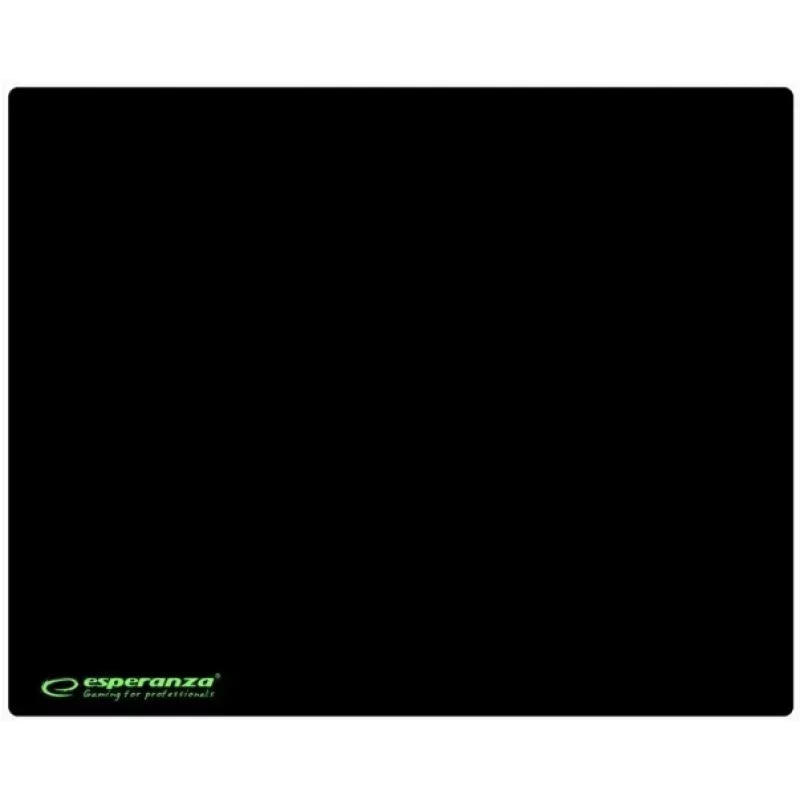Pelės kilimėlis žaidimams ESPERANZA EGP102K — guminis, 300×240 mm, 3 mm storio, neslystantis, juodas