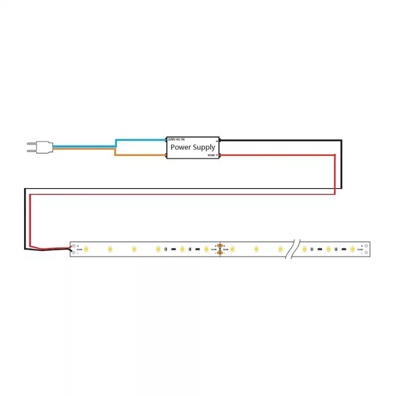 Synergy 21 LED juostelė Flex Strip 2835 - 60 WW DC24V 96W IP20 ULS 20m